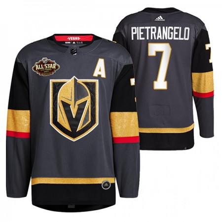 Camisola Vegas Golden Knights Alex Pietrangelo 7 2022 NHL All-Star Preto Authentic - Homem